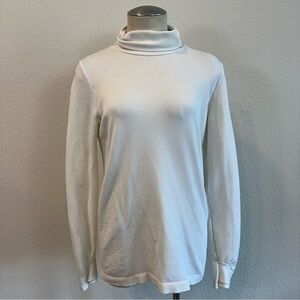 Athleta Flurry Blizzard Rib Turtleneck Top 458